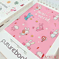 Sổ Lò Xo A6 - A6LX / Sổ lò xo Future Book / Sổ lò xo dọc A6 / Sổ lò xo dễ thương / 85 trang/ mã số 965671