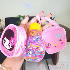 Giỏ thun cột tóc nhiều màu cho bé