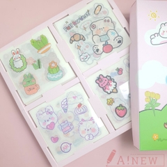 Hộp Sticker 100 tờ siêu dễ thương.
