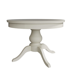 Bàn Ăn Mặt Tròn Màu Trắng WW-091 (Round Table)