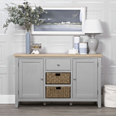 Tủ Sideboard Lớn Có 2 Giỏ Cói  EA-LS (Large sideboard)