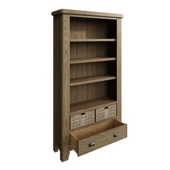 Tủ Sách Có Giỏ Cói HO-LBC (Large Bookcase)