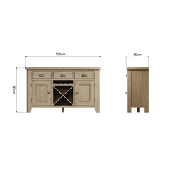 Tủ Sideboard lớn HO-LS (Large Sideboard)