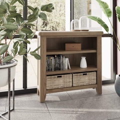 Kệ Sách Nhỏ Có Giỏ Cói HO-SBC (Small Bookcase)