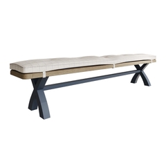 Ghế Băng Bàn Ăn Dài 2.5m  HOP-25BEN-B (2.5M Cross Legged Bench)