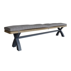 Ghế Băng Bàn Ăn Dài 2.5m  HOP-25BEN-B (2.5M Cross Legged Bench)