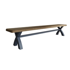 Ghế Băng Bàn Ăn Dài 2.5m  HOP-25BEN-B (2.5M Cross Legged Bench)