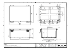 Tủ điện chống thấm nước BC-AGQ-304018 Boxco