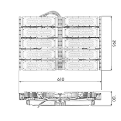 Đèn pha module Oem SMD Philips - 500W (10*50w)