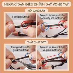 Vòng Tay Da Cho Nam Với Thanh Bạc Khắc Nội Dung Theo Yêu Cầu