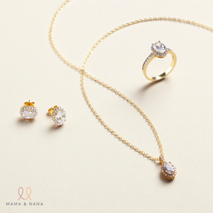 Set Trang Sức Đá Quý Moissanite Trắng - VYH02-02