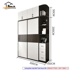 Mẫu Tủ Quần Áo Đẹp Rẻ Home 3D