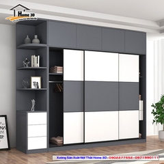 Mẫu Tủ Quần Áo Đẹp Rẻ Home 3D