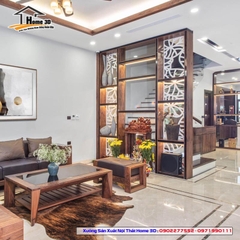 Vách Ngăn Phòng Khách Và Bếp Mẫu H3D01