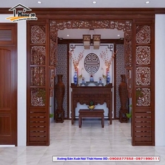 Vách Ngăn Phòng Khách Và Bếp ( Nội Thất Home 3D )