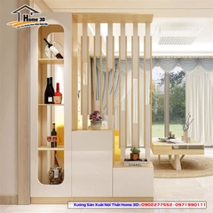 Vách Ngăn Phòng Khách Và Bếp ( Nội Thất Home 3D )