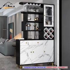 Vách Ngăn Phòng Khách Và Bếp ( Nội Thất Home 3D )