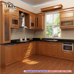 Tủ Bếp Gỗ Hương