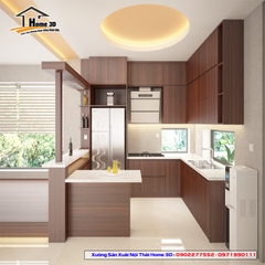 Chọn Đơn Vị Thi Công Tủ Bếp Gỗ Nhựa Cánh Phun Sơn: Kinh Nghiệm Cần Biết