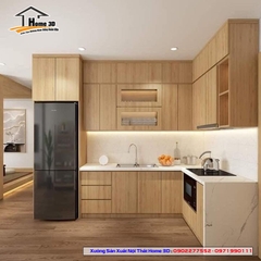 Tủ bếp Thùng Gỗ Nhựa - Cánh Melamine (NPM06)