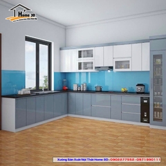 Tủ bếp Thùng Gỗ Nhựa - Cánh Acrylic (NSA02)