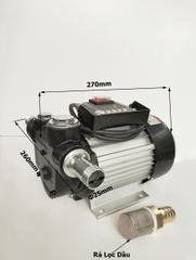 Máy bơm dầu 220V 550W Lưu lượng 60L/Phút - Máy bơm dầu Diesel bơm nhiên liệu