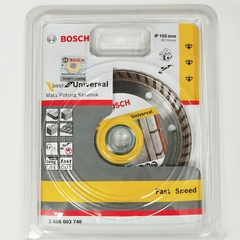 Đĩa cắt Gạch Đa Năng Kim Cương Turbo 105x16|20mm Thương Hiệu Đức Bosch Chính Hãng