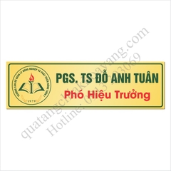 Biển tên Trường Quản lý NN và PTNT