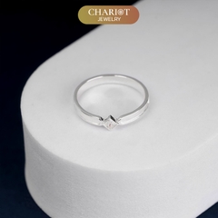 Nhẫn đôi bạc S925 nam nữ NCJ121 Lunar and Stellar, nhẫn couple bạc, quà tặng 8-3 ý nghĩa dành tặng bạn gái, ChariotJewelry