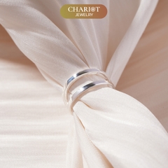Nhẫn Bạc NCJ21 2 Lớp Chariot Jewelry