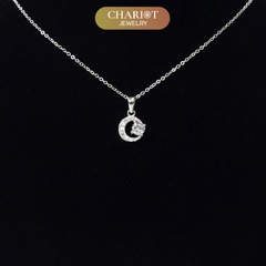 Dây Chuyền Bạc S925 DCJ118 Mặt Hình Tròn Chariot Jewelry