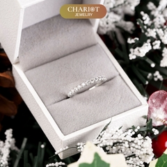 Nhẫn Bạc NCJ14 Đính Đá Lấp Lánh Chariot Jewelry