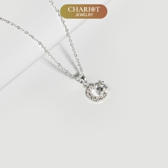 Dây Chuyền Bạc S925 DCJ118 Mặt Hình Tròn Chariot Jewelry