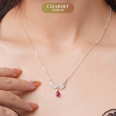 Dây chuyền bạc DCJ55 cánh thiên thần s925 ChariotJewelry