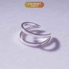Nhẫn Bạc NCJ21 2 Lớp Chariot Jewelry