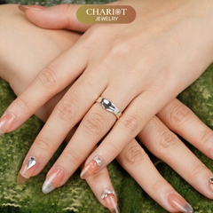Nhẫn Bạc NCJ22 vương miện cách điệu Chariot Jewelry