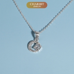 Dây Chuyền Bạc S925 DCJ118 Mặt Hình Tròn Chariot Jewelry