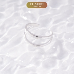 Nhẫn Bạc NCJ21 2 Lớp Chariot Jewelry