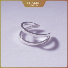Nhẫn Bạc NCJ21 2 Lớp Chariot Jewelry