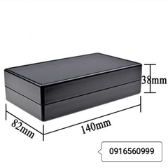 HỘP NHỰA ABS 140*82*38mm (Màu đen, Màu trắng)