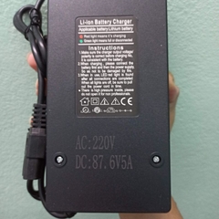 Sạc 84V3A, 84V5A, 87.6V3A, 87.6V5A cho pin lion hệ 20s 72V, pin sắt Lifepo4 hệ 24s 72V