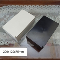 Hộp Nhựa ABS 200x120x75mm (Chống Nước IP65), lắp được 12 cell 32650
