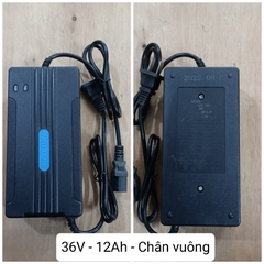 Bộ sạc acquy, sạc xe đạp điện 24V, 36V kèm giắc sạc