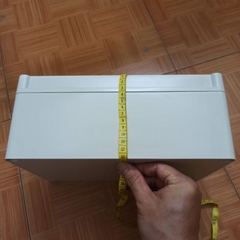 Hộp Nhựa ABS 300x200x125 Chống Nước, lắp được 8 cell 46160