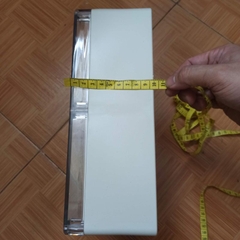 HỘP NHỰA ABS 265x185x95mm NẮP TRONG, lắp được 24 pin 32650 hoặc 12 pin 33140