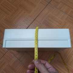 HỘP NHỰA 240x175x68mm lắp vừa 3 cell 46160 (CHỐNG NƯỚC IP65)