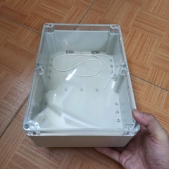 HỘP NHỰA ABS 265x185x95mm NẮP TRONG, lắp được 24 pin 32650 hoặc 12 pin 33140