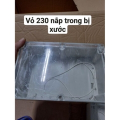 Hộp Nhựa Chống Nước 230x150x85mm Nắp Trong. Lắp được 8 cell 33140