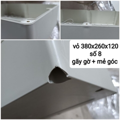 Hộp nhựa ABS 380x260x120mm, lắp được 12 cell 46160, lắp được 72 cell 32650