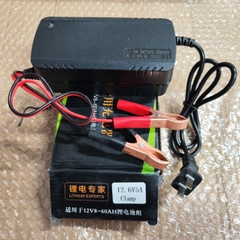 Sạc chân kẹp cá sấu 14.6V 5A pin sắt 4s, 12.6V 5A pin lion 3s